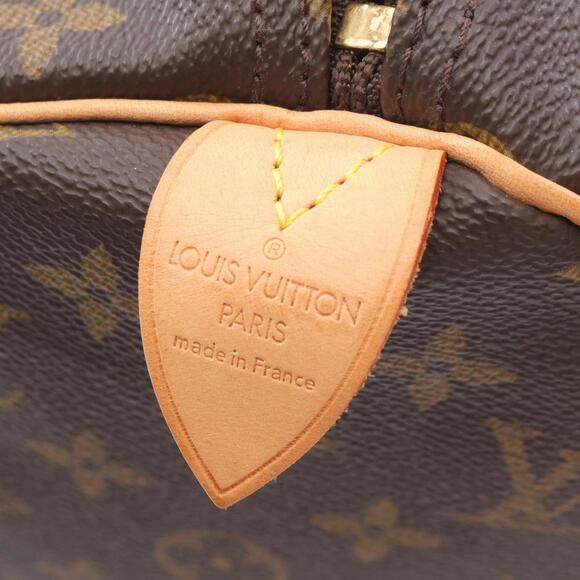 LOUIS VUITTON Brown Monogram Leather Boston Bag - Picture 4 of 10